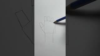 Easy Way to Draw a Hand 