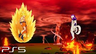 Dragon Ball Z Kakarot PS5 - Super Saiyan Goku vs Frieza Boss Fight 4K 60FPS