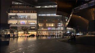 Walking in Hudson Yards Manhattan on a rainy night  New York Tour 4K #travel #newyorkcity