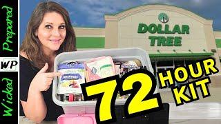 Make this kit before its too late 72 Hour Survival Kit Dollar Tree Challenge