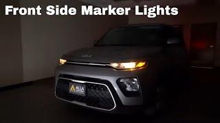 Replace  Change Kia Soul Front Side Marker Lights  LED Installation