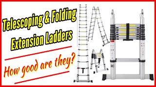 Folding Telescoping Aluminum Ladder Testing Review & How to Use
