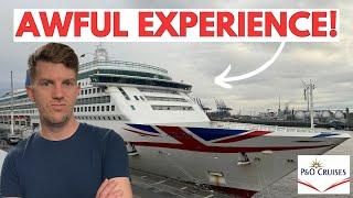 Our DISAPPOINTING EMBARKATION DAY on P&O Aurora - DAY 1 VLOG