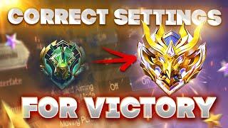 CORRECT SETTINGS ARE 90% OF THE VICTORY  FULL TUTORIAL BY RENYAAA MOBILE LEGENDS