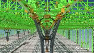 Hong Kong Airport - Tekla Structures