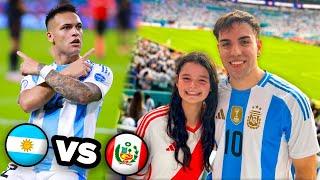 REACCIONES DE UN HINCHA Argentina vs Peru 2-0 Copa América 2024