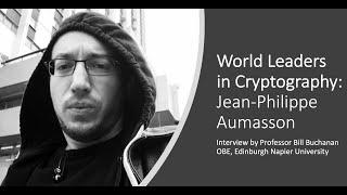 World-leaders in Cryptography  Jean-Philippe JP Aumasson