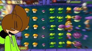 jugando plants vs zombies nivel supervivecia #2