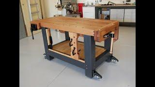 How I built a woodworkers Workbench.