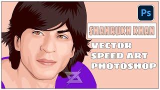 SHAHRUKH KHAN Photoshop Vector Speed Art
