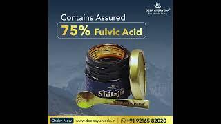 Shilajit Resin With Higher % of Fulvic Acid by Deep Ayurveda