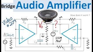 Bridge Audio Amplifier Explained