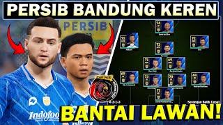 PERSIB RESMI DI EFOOTBALL KEREN BANGET BANTAI TIM EROPA DENGAN JURUS HARIMAU BUAS MANTAP