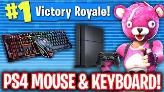 GIRL CAUGHT ME USING MOUSE AND KEYBOARD ON PS4 FORTNITE