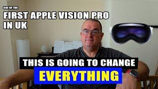 Apple Vision Pro in the UK. No-frills unboxing setup and review. The future of computing?