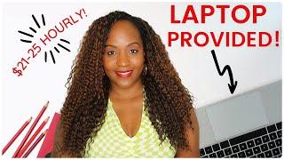  NO TALKING EASY PART TIME HOURS + COMPANY LAPTOP PROVIDED NEW WORK FROM HOME JOB