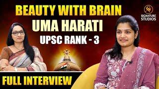 UMAHARATI - UPSC - AIR3  FULL EPISODE  JOURNALIST ANJALI  Signature Studios