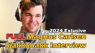 Full Magnus Carlsen Interview - SjakkSnakk 2024 Exclusive