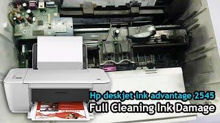 Hp deskjet ink advantage 2545 Full Cleaning Ink Damage..