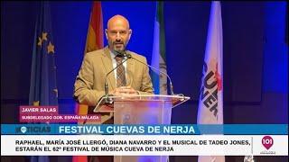 Raphael y otros artistas nuevas confirmaciones del 62º Festival Cueva de Nerja.07.02.2023.