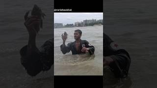 Baadshah The Martial Artist Catch The Fish for This Way #karate #shorts #youtubeshorts