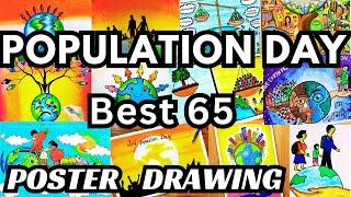 WORLD POPULATION DAY DRAWING  WORLD POPULATION DAY POSTER DRAWING IDEAS  WORLD POPULATION DAY 2024