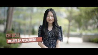 Master of Accounting  MAcct Student Sharing - Chloe Li