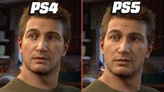 Uncharted Legacy of Thieves Collection - PS4 vs PS5 Graphics Comparison