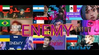 who sang better than 10 countries Enemy cover