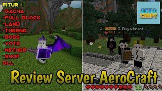 SERVER MCPE FULL ITEM TERBARU NO LAG YANG PASTI NO CHEATER  AEROCRAFT SEASON 6 @ac_PawPaw