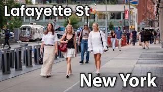 NYC Walk Nolita to Noho  Lafayette Street 4K