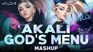 KDA AKALI - GODS MENU ft Eve & Ahri Soyeon & Miyeon from GI-DLE Madison Beer