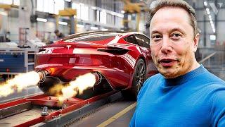 Elon Musk Reveals Tesla Roadster with Rocket Thrusters for 2025