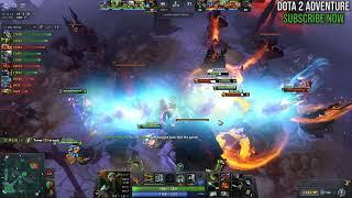 INTENSE CARRY NATURE PROPHET   BEST TEAM FIGHT   DOTA 2 GAMEPLAY