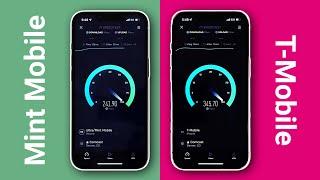 Mint Mobile vs T-Mobile 5G Speed Test