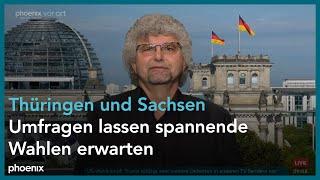 Stefan Lange Augsburger Allgemeine zu Umfragen in Thüringen und Sachsen am 09.08.24