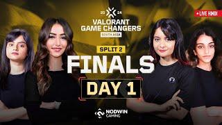 HINDI VALORANT Game Changers South Asia  Split 2  Finals  Day 1