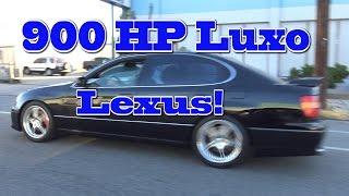 900 HP Luxo Lexus Turbo V8 GS Street Test from Nelson Racing Engines.