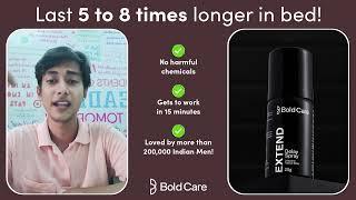 Bold Care Extend Spray Testimonial 1