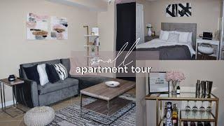 My Small Apartment Tour  AFFORDABLE Minimal + Modern Decor