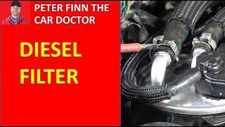 Mercedes Benz C 220 CDI OM651  Changing the Diesel Filter