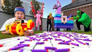 FORTNITE Nerf War  Survival in real life