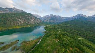 Almsee in Almtal Grünau - 4k Timelapse and FPV