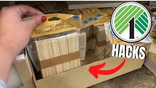 DOLLAR TREE Craft Stick DIY Home Decor HACKS for adults