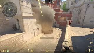 CS2 Mirage Connector Waterfall Smoke from T-Spawn