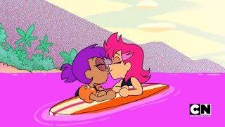 OK K.O. Let’s Be Heroes - Red action and Enid kiss