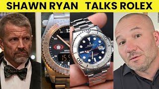 ROLEX fanboy SEAL & CIA Shawn Ryan talks ROLEX & BREITLING with Erik Prince Blackwater