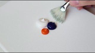 3 colors Painting  Easy Acrylic Painting for Beginners