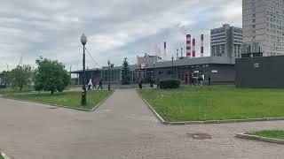 Прогулка возле станции МЦК Площадь Гагарина г. Москва 31.05.2023