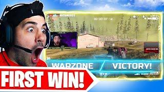 Reacting To My FIRST EVER Warzone Win 